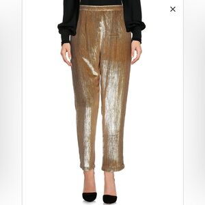 Mes Demoiselles Shimmering Gold Pants
